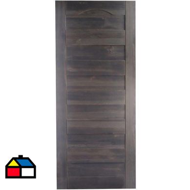 Puerta Exterior Pino Radiata Niza 70x200 cm