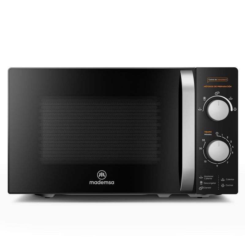 MADEMSA - Microondas Manual 20 litros Negro