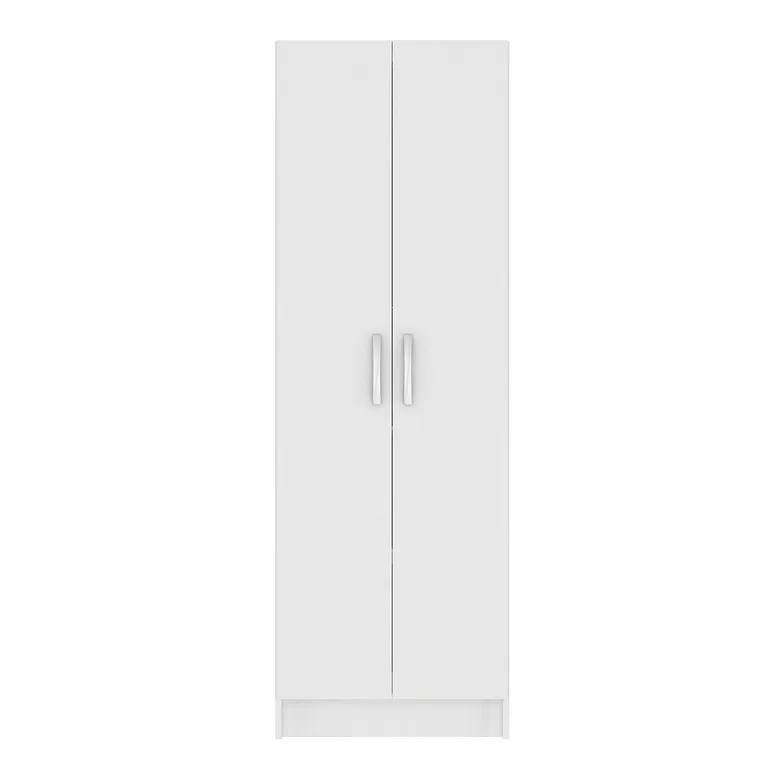 Mueble De Cocina 2 Puertas 5 Repisas 57x170x29 cm Blanco
