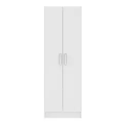 VEKKAHOME - Despensa 2 Puertas One 57x170x29 cm Blanco