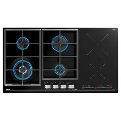 TEKA - Encimera Mixta 6 Platos Negro JZC 96342 BBB BK