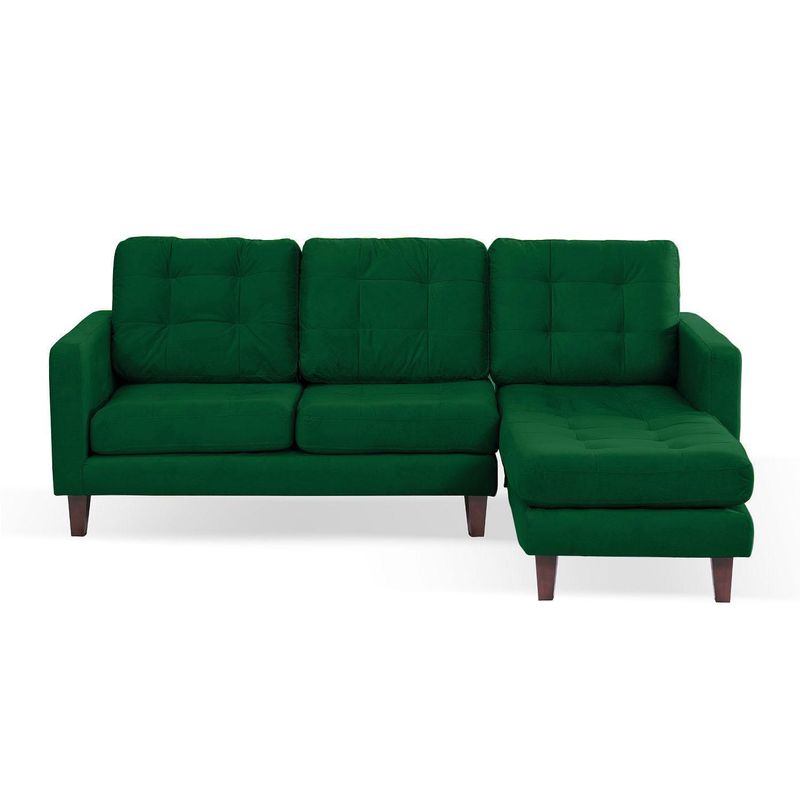 LATAM HOME - Sofá Chaiselong Derecho Nápoles Tela Velvet