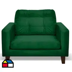 LATAM HOME - Sofá Napoles 1 cuerpo tela velvet