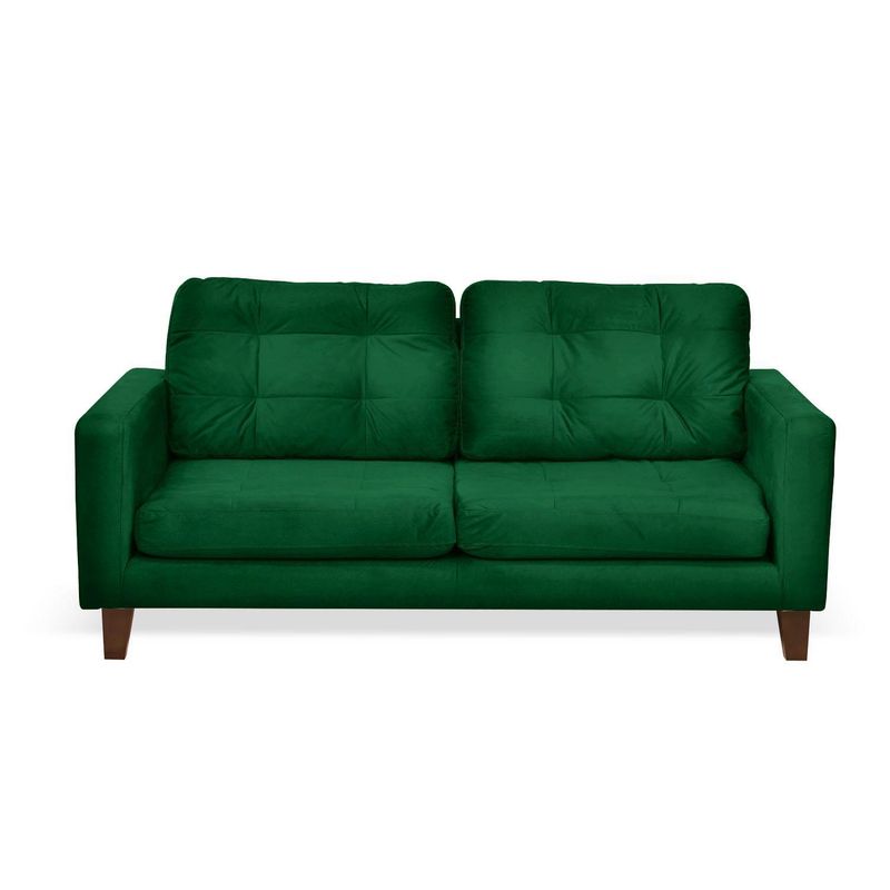 LATAM HOME - Sofá Napoles 3 cuerpos tela velvet