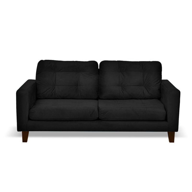 LATAM HOME - Sofá Napoles 3 cuerpos tela velvet