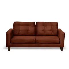 LATAM HOME - Sofá Napoles 3 cuerpos tela velvet