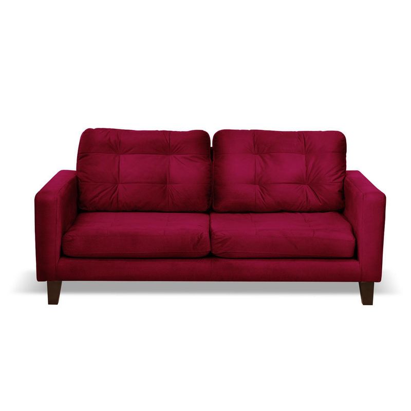 LATAM HOME - Sofá Napoles 3 cuerpos tela velvet