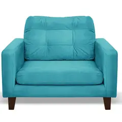 LATAM HOME - Sofá Napoles 1 cuerpo tela velvet