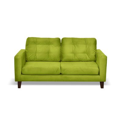Sof Napoles 2 cuerpos tela velvet pistacho