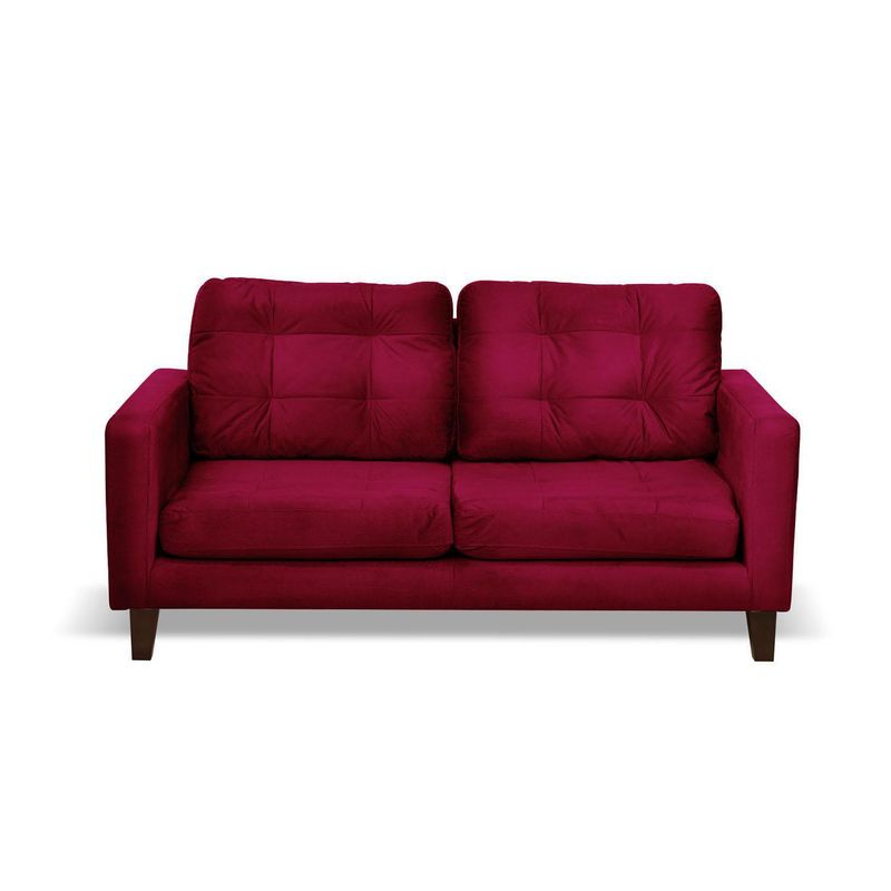 LATAM HOME - Sofá Napoles 2 cuerpos tela velvet