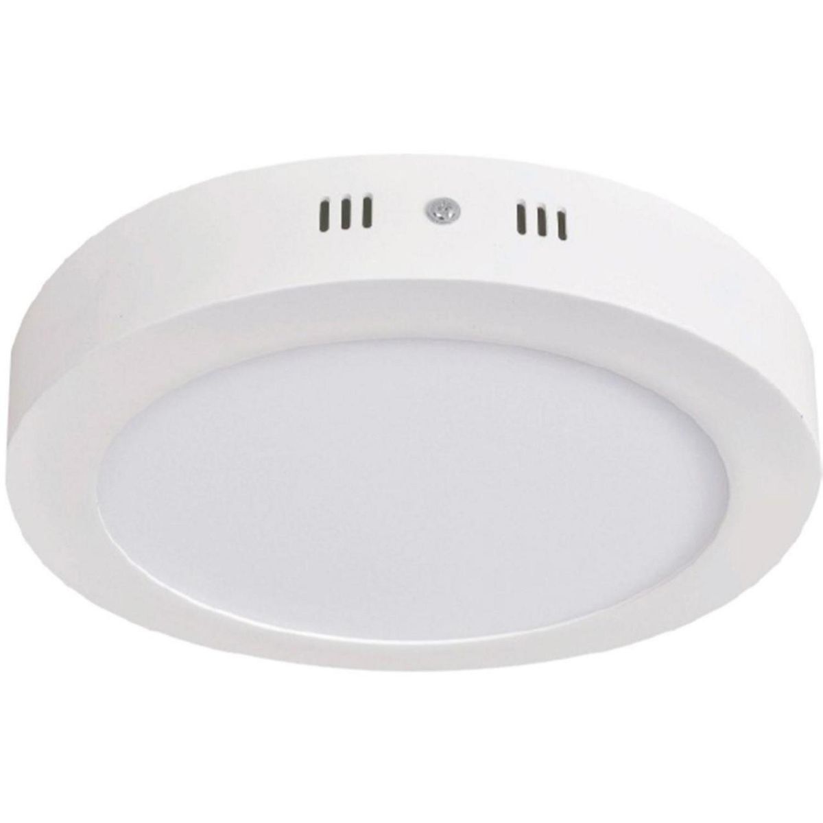 UNILUX - Panel led circular potencia 12W Luz Cálida sobrepuesto color blanco