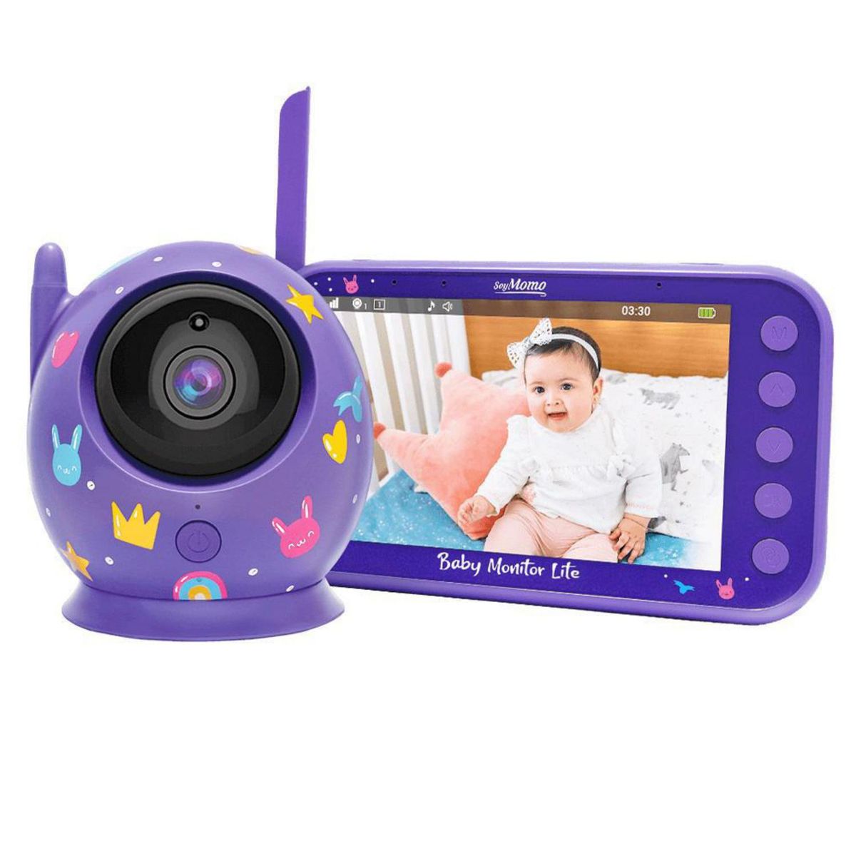 SOYMOMO - Monitor De Bebe Lite Morado