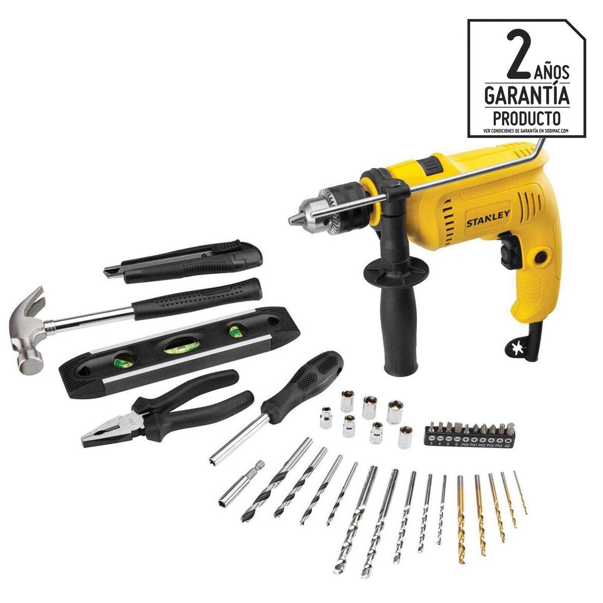 STANLEY - Taladro Percutor Eléctrico 13 mm 600 W 220 V