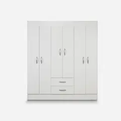 CIC - Clóset Trancura 2 Puerta(s) 6 Cajón(es) 1 Repisa(s) 156x178.5x46.5 cm Blanco