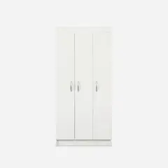 CIC - Clóset Pasco 3 Puerta(s) 2 Repisa(s) 79xx38 cm Blanco