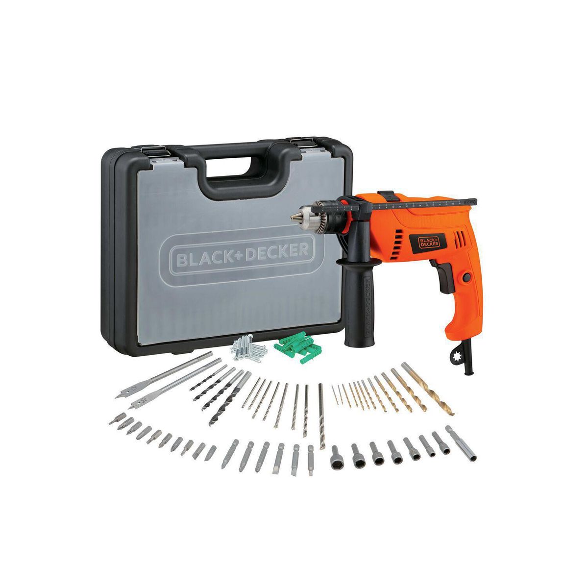 BLACK+DECKER - Taladro Percutor Eléctrico 13 mm 650 W 220 V