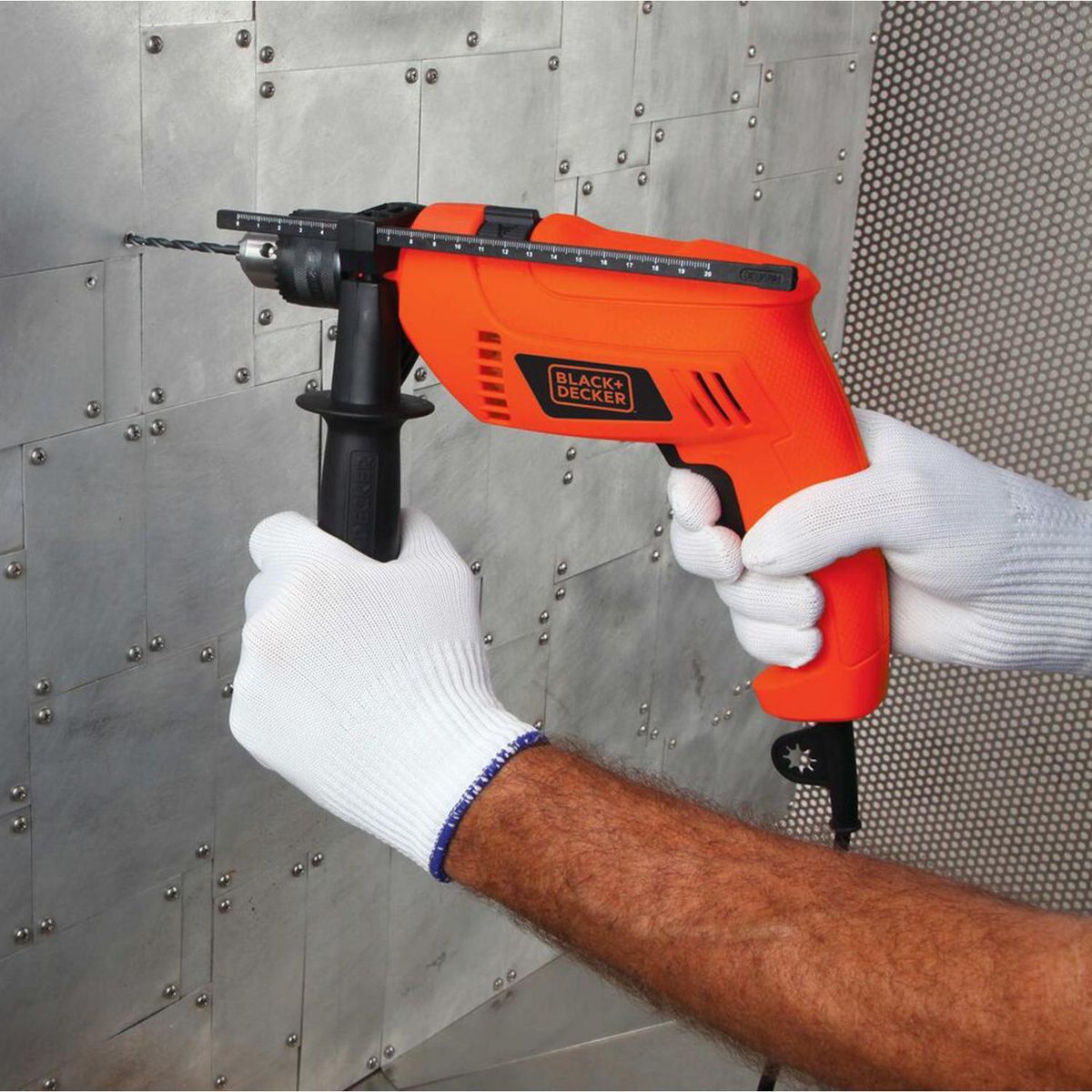 BLACK+DECKER - Taladro Percutor Eléctrico 13 mm 650 W 220 V