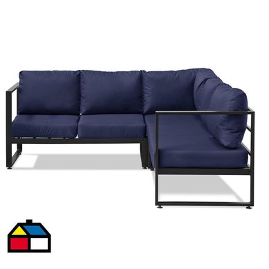 Juego de Living de Terraza Ulmo 5 Personas Azul