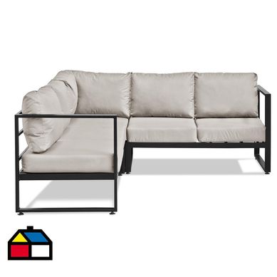 Juego de Living de Terraza Ulmo 5 Personas Beige