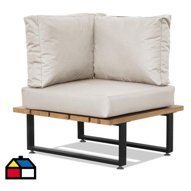 Esquinero maitn nogal beige Beige