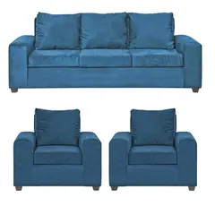 INTERMUEBLES - Living 5 cuerpos Kahlo 225x86x80 cm Azul