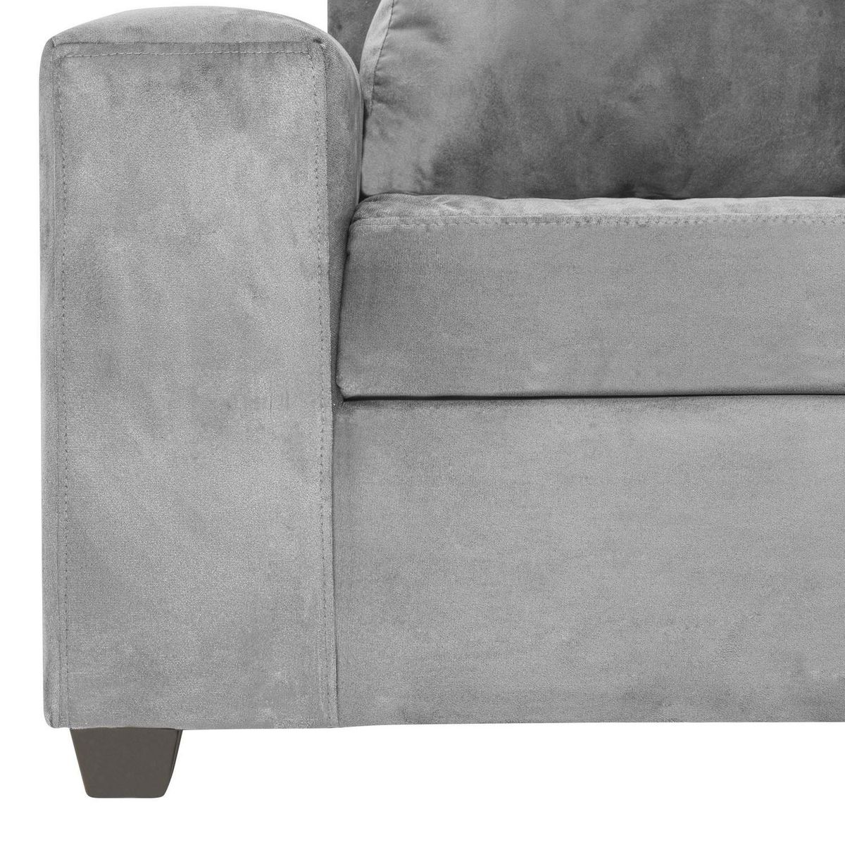 INTERMUEBLES - Living 5 cuerpos Kahlo 225x86x80 cm Gris