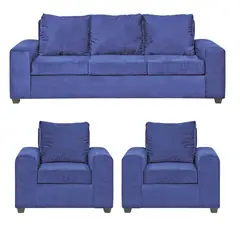 INNOVAMUEBLES - Living 3 cuerpos Kahlo 225x86x80 cm Azul