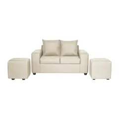 INNOVAMUEBLES - Living 2 cuerpos Kahlo 167x86x80 cm Beige