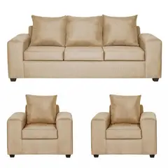 INTERMUEBLES - Living 5 cuerpos Kahlo 225x86x80 cm Beige