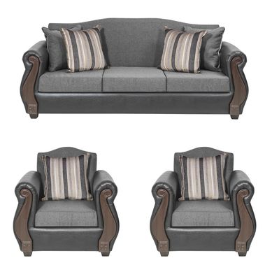 Living New Bugambilia 3.1.1 tela pu gris claro