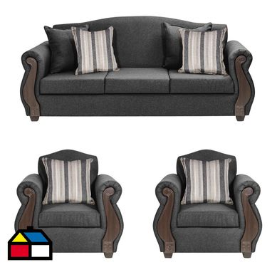Living New Bugambilia 3.1.1 tela gris oscuro