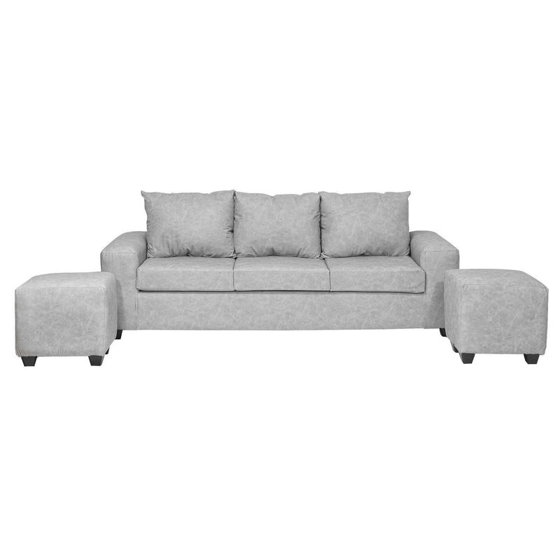 INNOVAMUEBLES - Living 5 cuerpos Kahlo 225x86x80 cm Gris