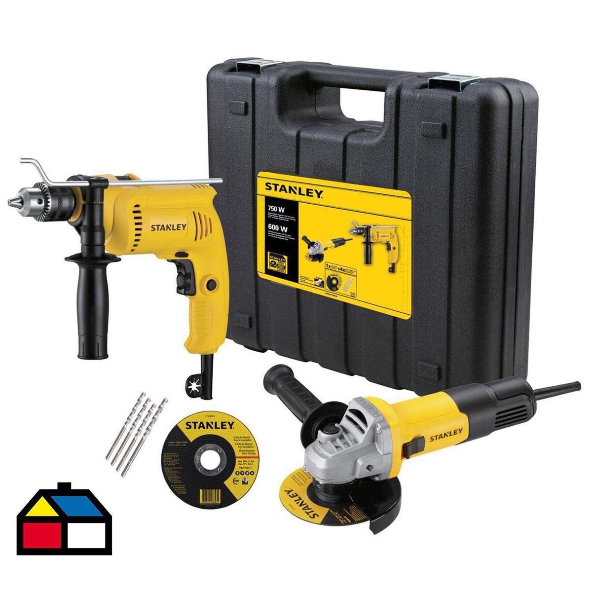 STANLEY - Esmeril angular 750W de 4-1/2" (115mm) Slimline