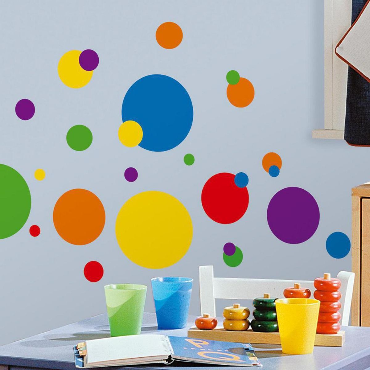 ROOMMATES - Lamina autoadhesiva puntos de colores