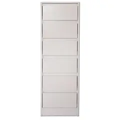 MUEBLES KIDS - Cajonera 6 Cajón(es) Deco Slim 40x137x40 cm Blanco