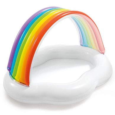 Piscina Inflable para bebe arcoiris 142x118x84 cm