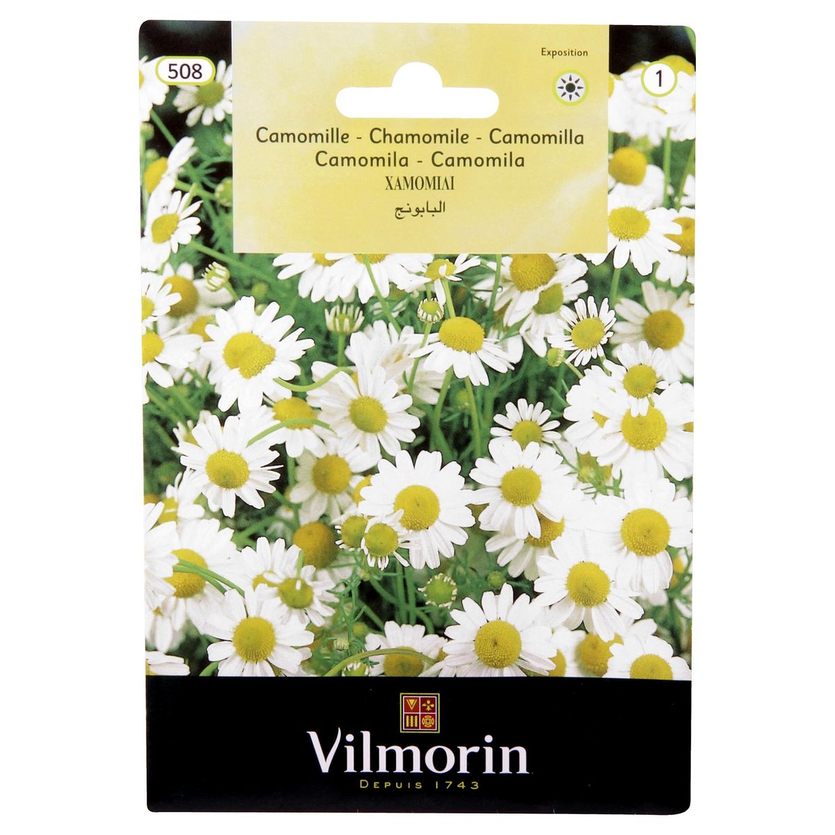 VILMORIN - Semilla Manzanilla Sachet 5 gr Sachet