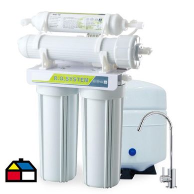 Purificador de agua osmosis inversa uso domiciliario Incluye filtros