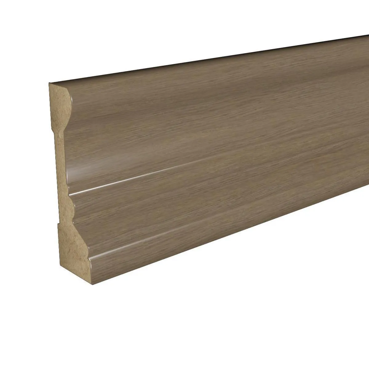 HOLZTEK - Guardapolvo MDF Oak Brown 2.5 mm 8.2x240 cm