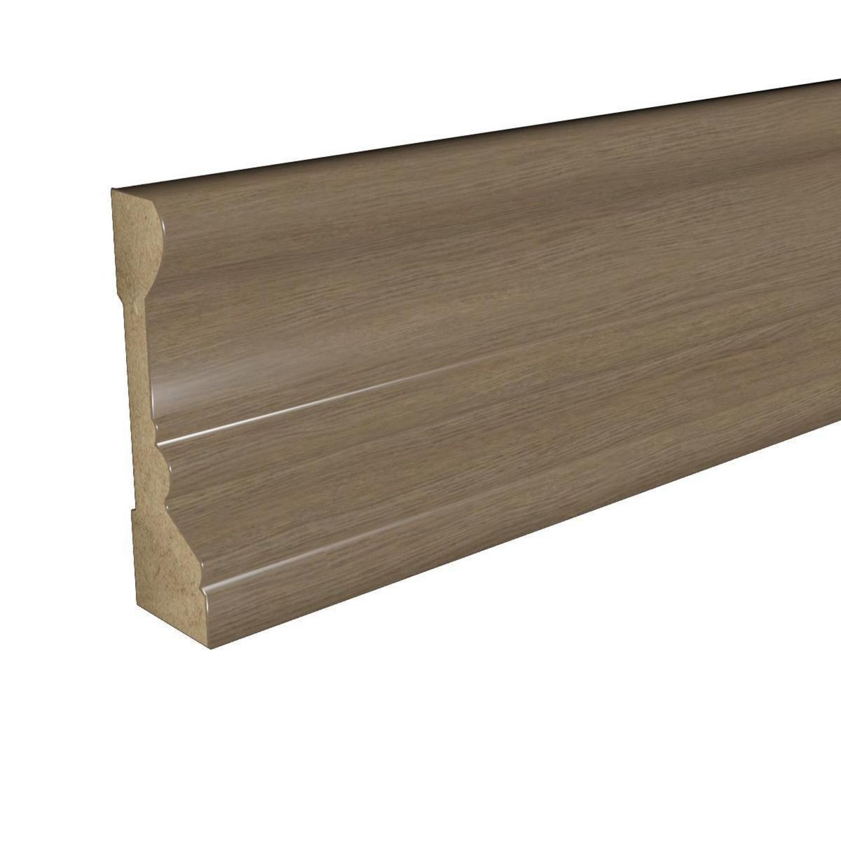 HOLZTEK - Guardapolvo MDF Oak Brown 2.5 mm 8.2x240 cm