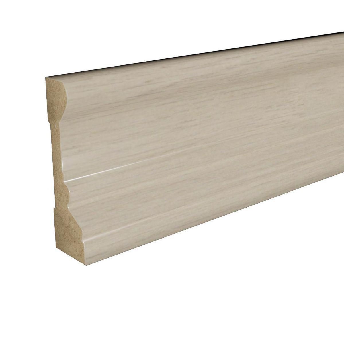 HOLZTEK - Guardapolvo MDF White Autumn 2.5 mm 8.2x240 cm