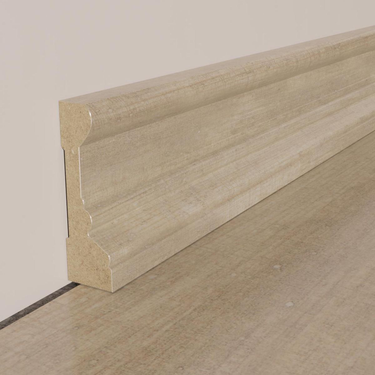HOLZTEK - Guardapolvo MDF Pino Amelia 2.5 mm 8.2x240 cm