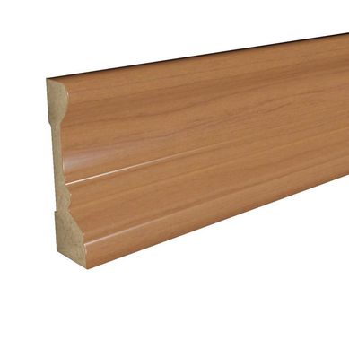 Guardapolvo MDF Cerezo Claro 2.5 mm 8.2x240 cm