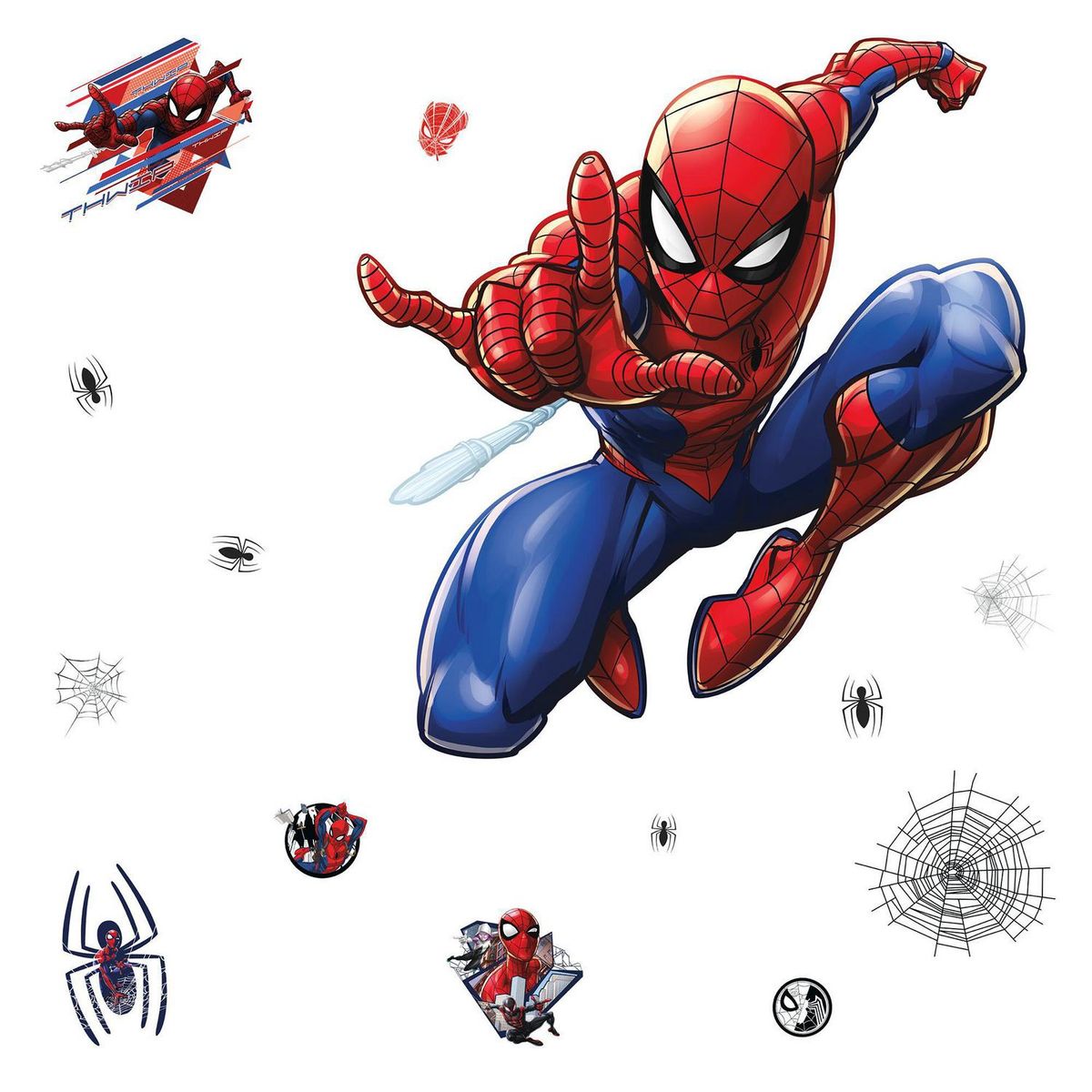 MARVEL - Lamina autoadhesiva Spiderman grande