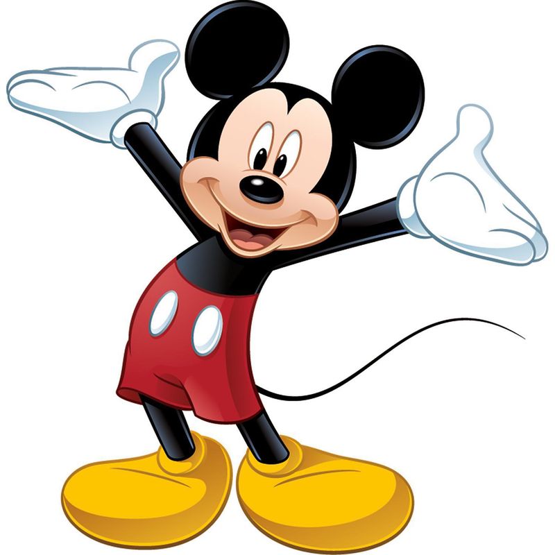 DISNEY - Lamina autoadhesiva Mickey Mouse grande