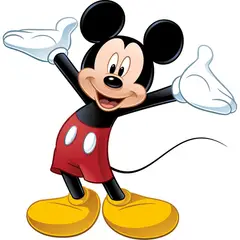 DISNEY - Lamina autoadhesiva Mickey Mouse grande