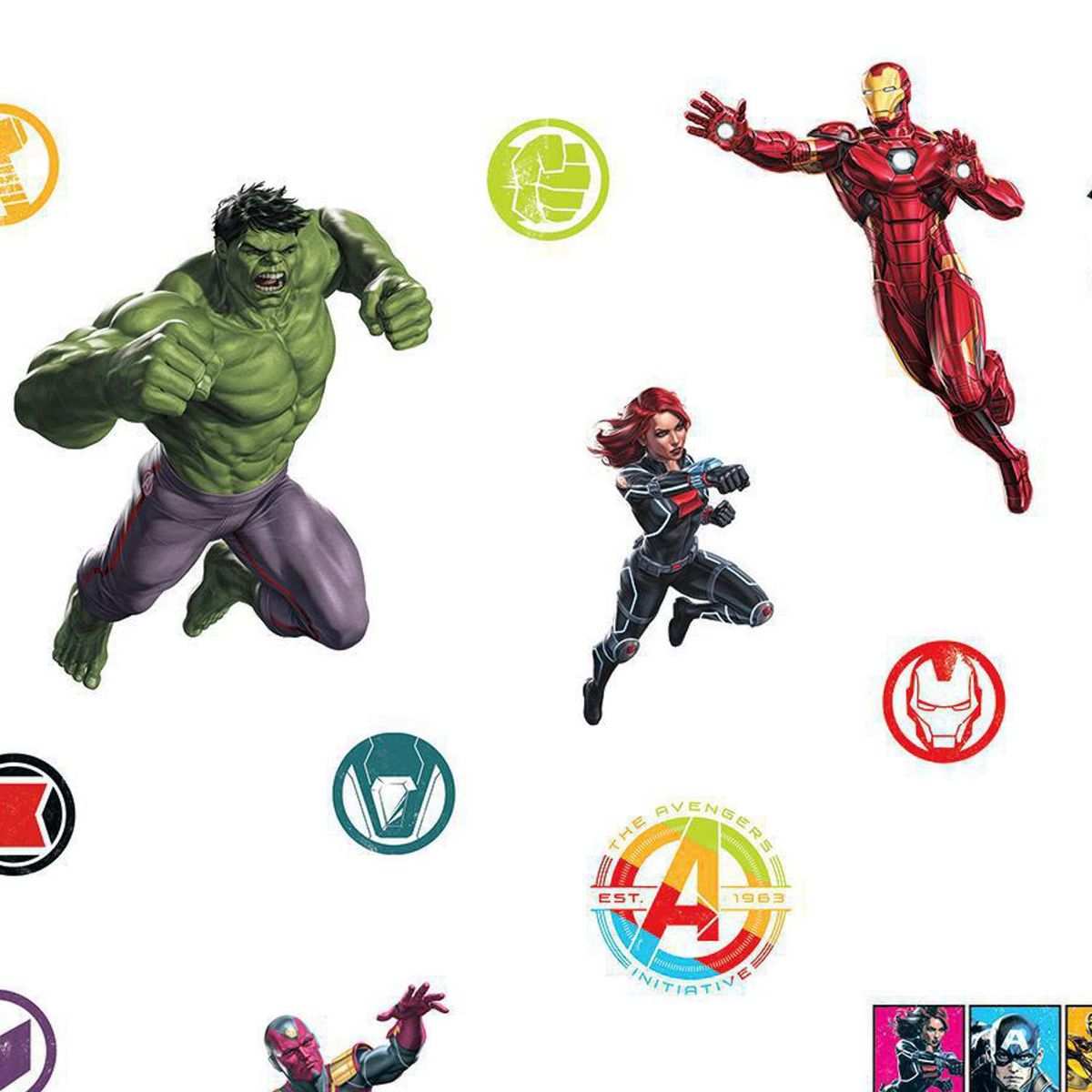 MARVEL - Lamina autoadhesiva Avengers