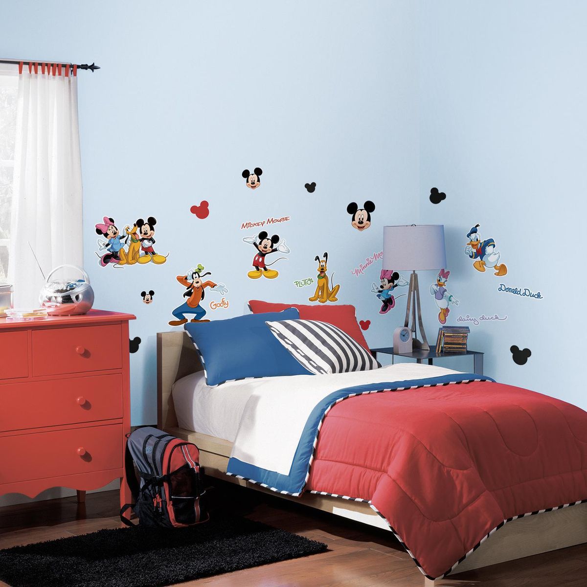DISNEY - Lamina autoadhesiva Mickey Mouse y amigos