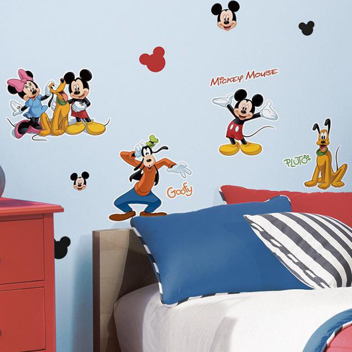 DISNEY - Lamina autoadhesiva Mickey Mouse y amigos