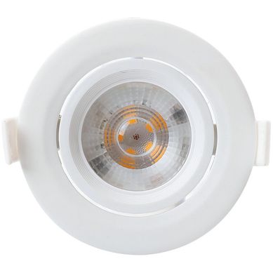 Foco empotrado led 5W basculante 400 lumenes LC diametro 9 cm blanco